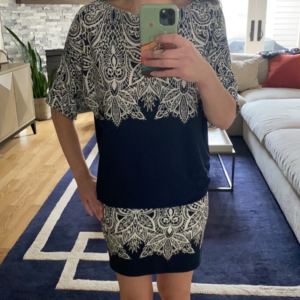 BCBG navy dress